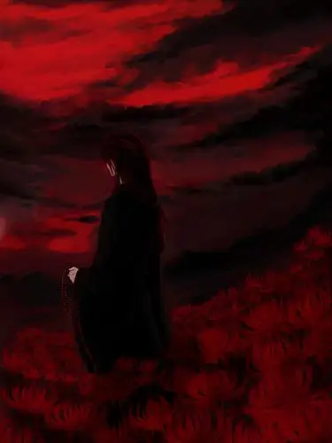 彼岸花图片古风(彼岸花图片古风凄美 人物)