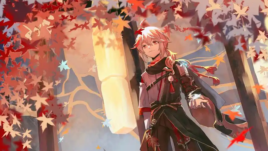 还有国崩同学,好拽,好喜欢(痴)～正题,今天的壁纸也绝美,最美的还是咱