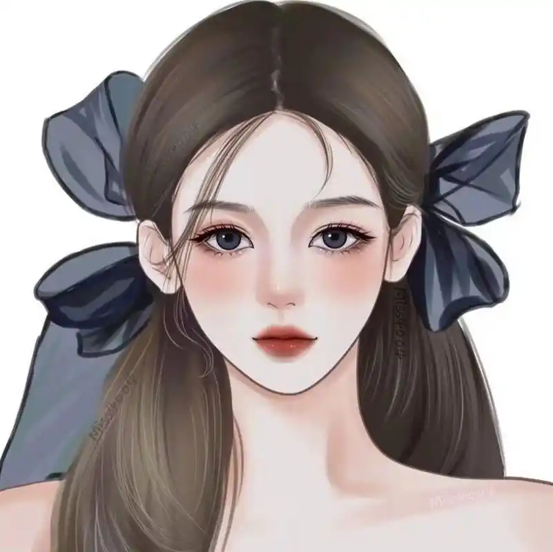 纯欲自信且酷 手绘头像 女生头像 手绘头像 | 头像画画 shui hui din