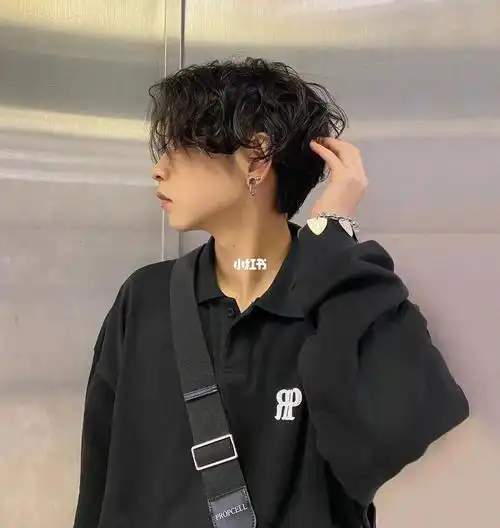 男生中长发慵懒卷