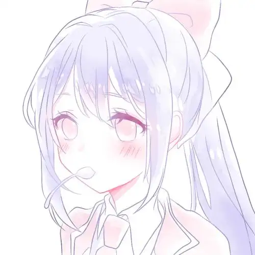 少女心粉色可爱动漫少女头像图片