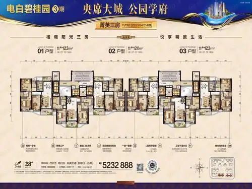 电白碧桂园·四期yj118t户型图
