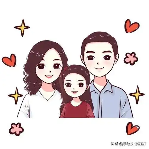 2020全家福卡通头像,有家人陪伴的小日子,才是最幸福的时光