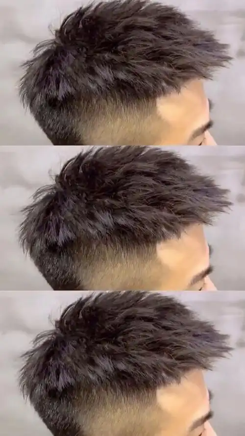 男生47厘米立体钢夹烫发型这样烫超级帅