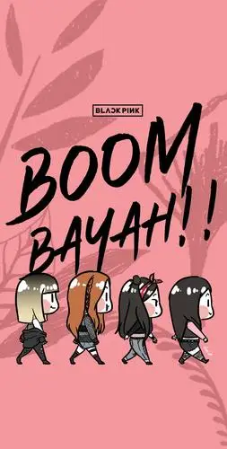 blackpink卡通壁纸一览
