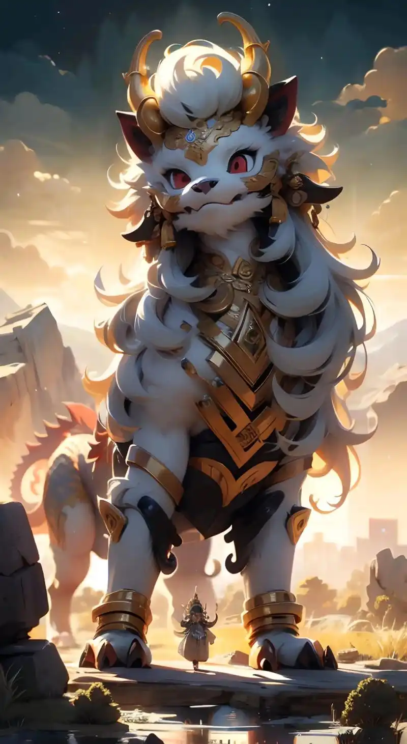 动漫风 #麒麟 #可爱 #壁纸 #二次元 - 抖音