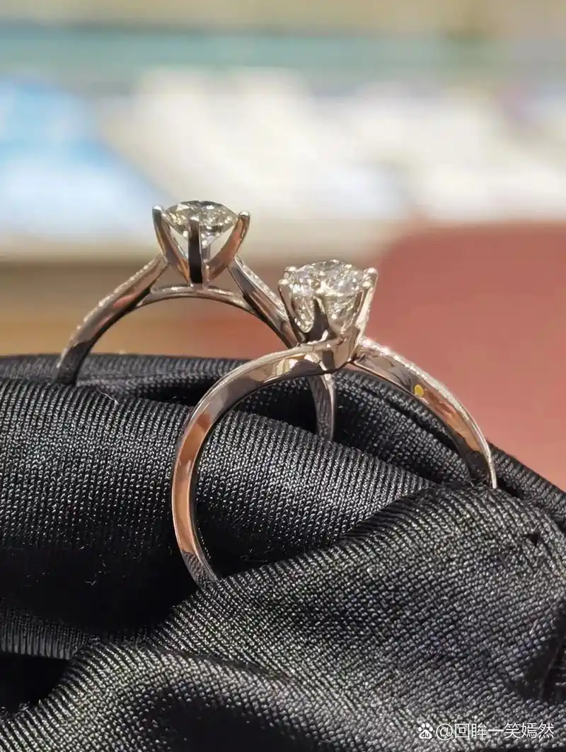 mark系列钻石戒指周大福x戴比尔斯forevermark系列永恒印记经典款的四