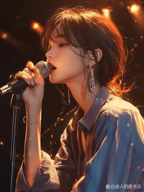 【女生头像】当我唱歌的时候,星星都在闪耀 音乐,是艺术,也是灵魂.