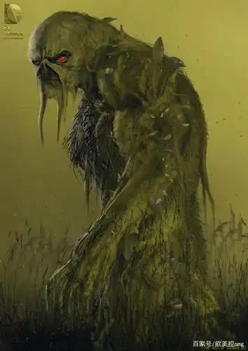 沼泽怪物 沼泽怪物再怎么画也就是这么一大坨而已!