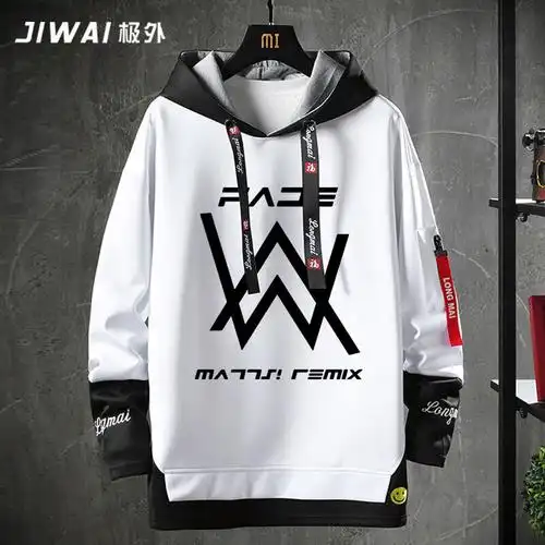 稚彼艾伦沃克alanwalker同款djfaded飘带连帽卫衣男男女卫衣衣服衫