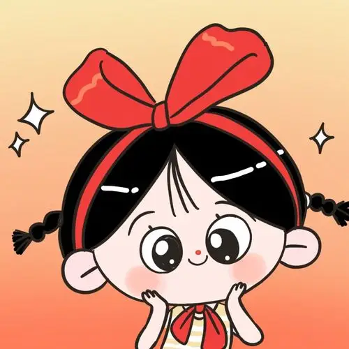 大眼卡通小女孩超可爱头像图片
