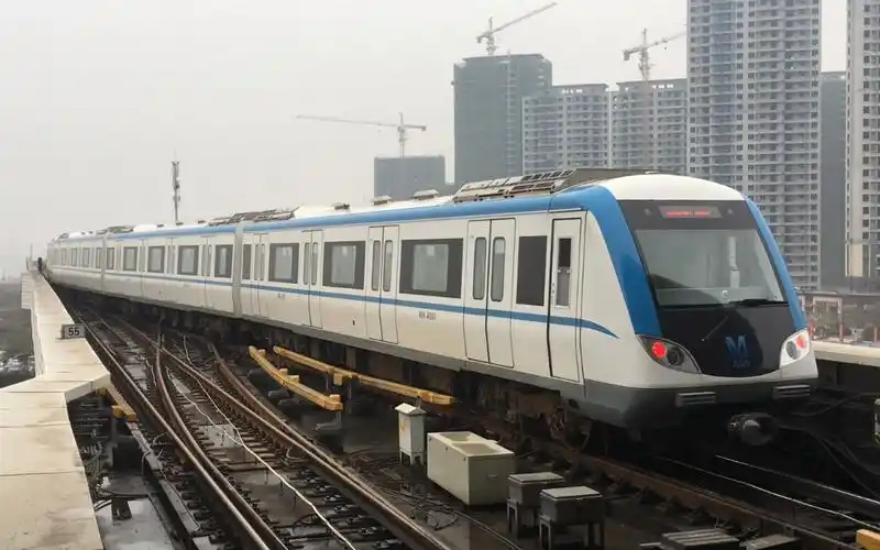 [武汉地铁]一号线 a55列车汉口北站后折返进站_哔哩哔哩_bilibili