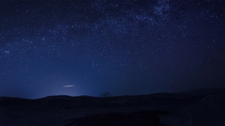 唯美璀璨星空夜色,高清壁纸,风景图片-回车桌面