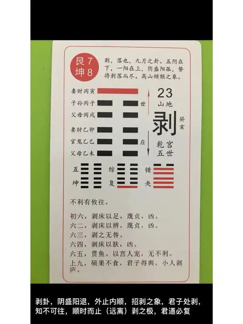 易经之山地剥卦