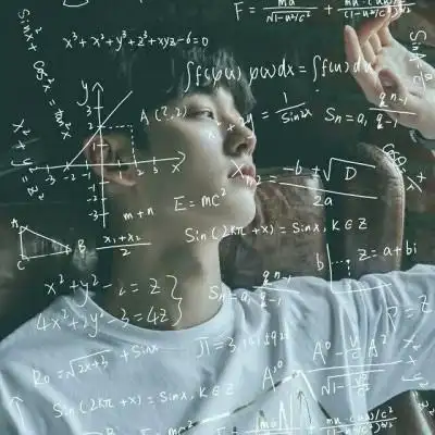 数学学霸头像男生图片数字公式男超拽