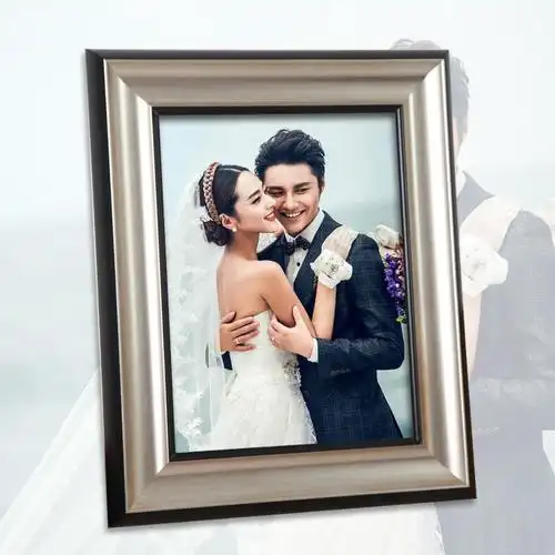 相框欧式婚纱照挂墙结婚主婚床头冲印照片定做相框
