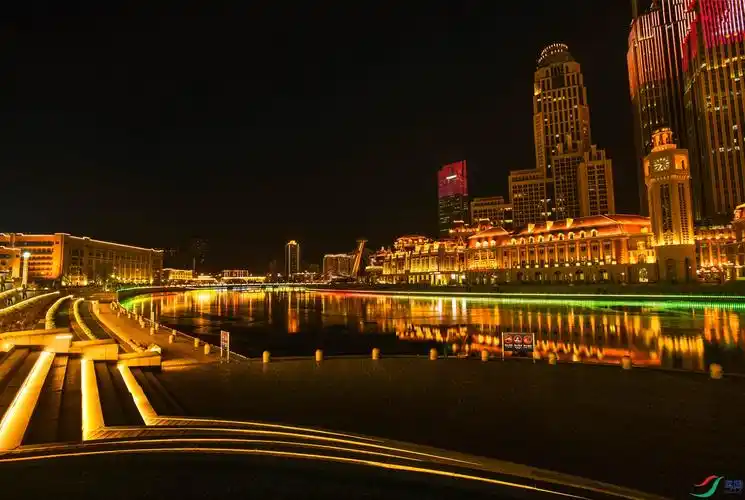 天津海河之夜