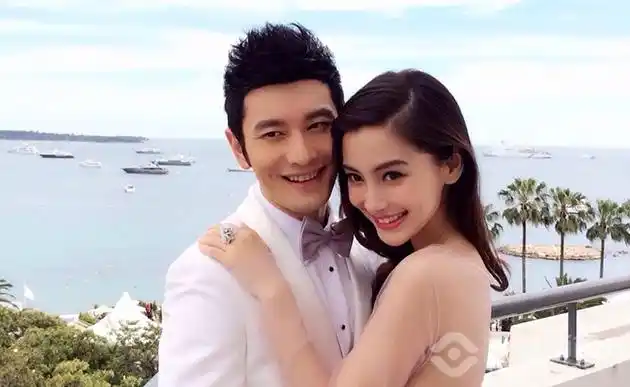 angelababy与黄晓明结婚照