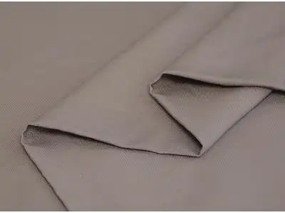 文艺百搭 深卡其色天然亚麻垂顺肌理感套装阔腿裤风衣布料面料