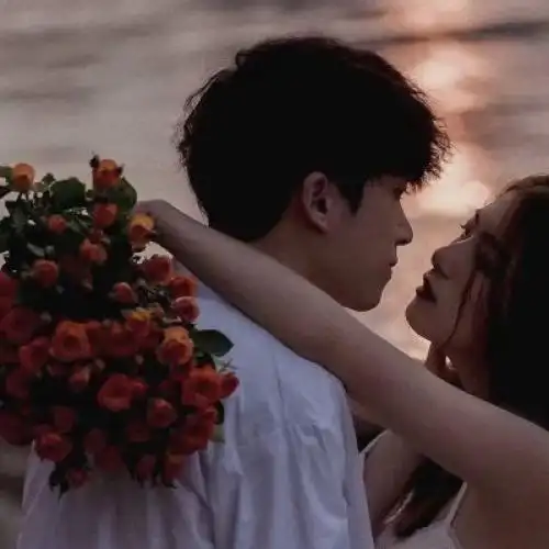 复古真人恩爱很甜又虐狗的情侣头像2022最新版一男一女