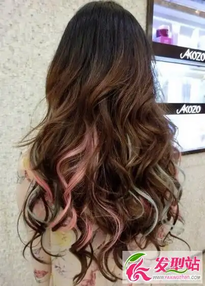 2016美发挑染图片 2016挑染头发图片大全