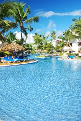 热带风情游泳池