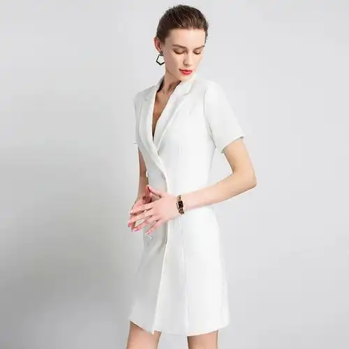 高端职业连衣裙女士通勤工作服 气质淑女总裁修身 2021夏季 - 女装