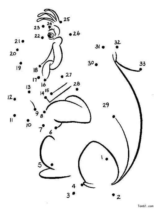 第3张幼儿连点简笔画数字连线7图片简笔画图片少儿图库中国儿童资源网