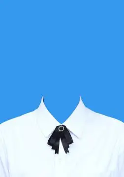 证件照白色衬衫图片