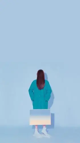 唯美蓝色调个性插画,高清图片,手机锁屏桌面-壁纸族