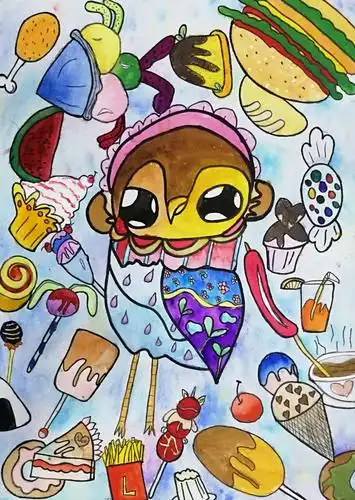 临高县2019年中小学绘画比赛获奖作品展示(副本)