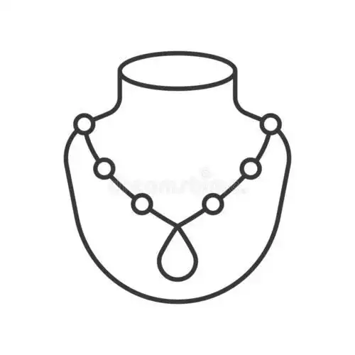 简笔画项链手绘