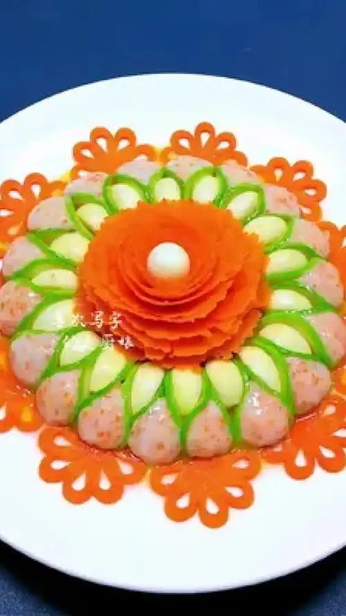 果蔬刻花三件套做美食摆盘简单又好看#美食