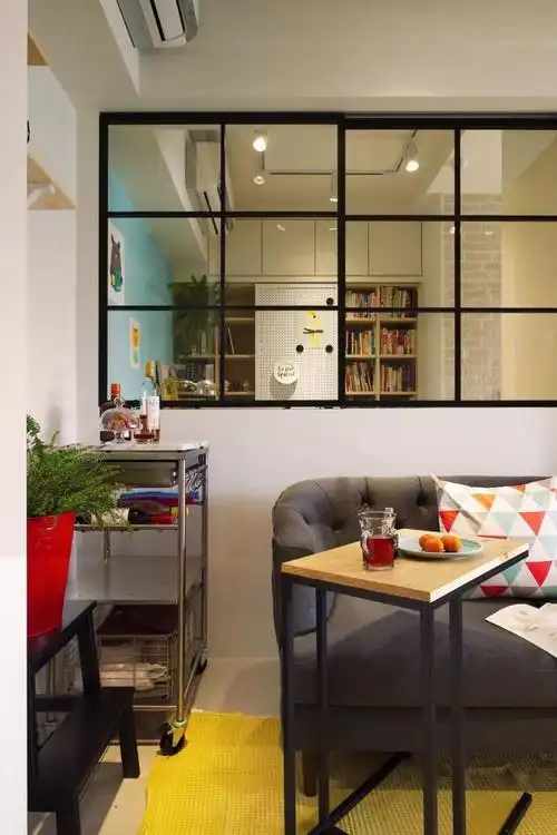 50平简约两室一厅小户型里的幸福感