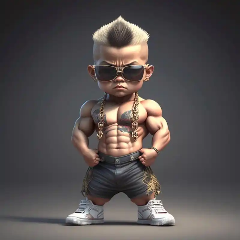 肌肉小男孩 你的要的肌肉小孩来又来了