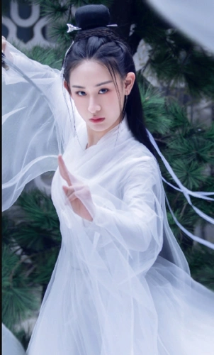电视剧琉璃若雪扮演者吴雨珏古装仙女剧照