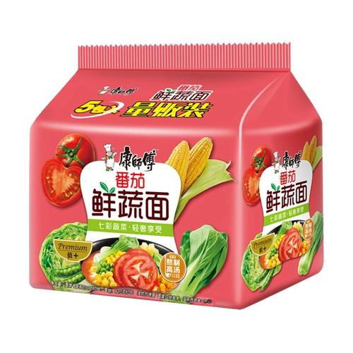 康师傅番茄鲜蔬面5包入505g量贩装怎么样