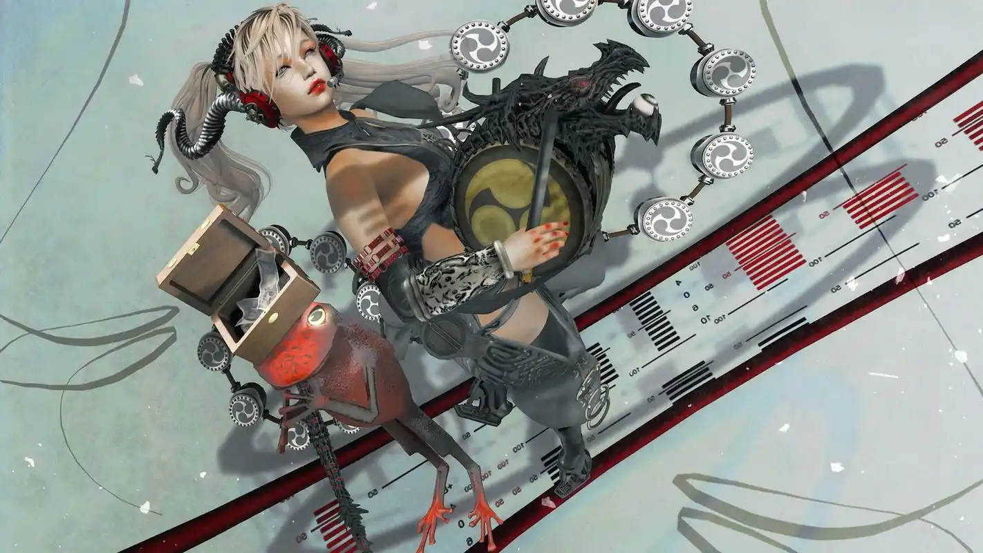 唯美3d手绘美女图片高清电脑桌面壁纸