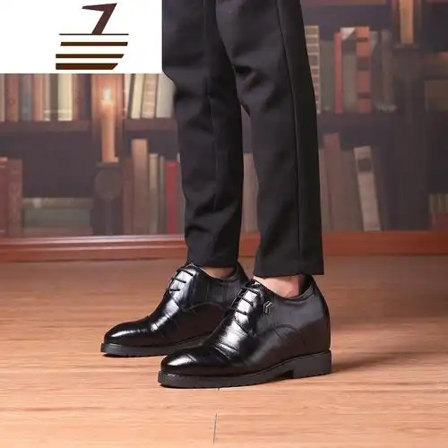 尗卡特高男士内增高鞋10cm男鞋10厘米商务正装皮鞋矮人长高跟鞋10公分