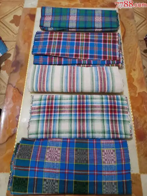 自家老人早期手工织的纯棉粗布17斤多