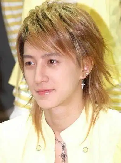 曾经作为"花样美男","第一个在韩国出道的中国艺人"的韩庚,长发飘飘