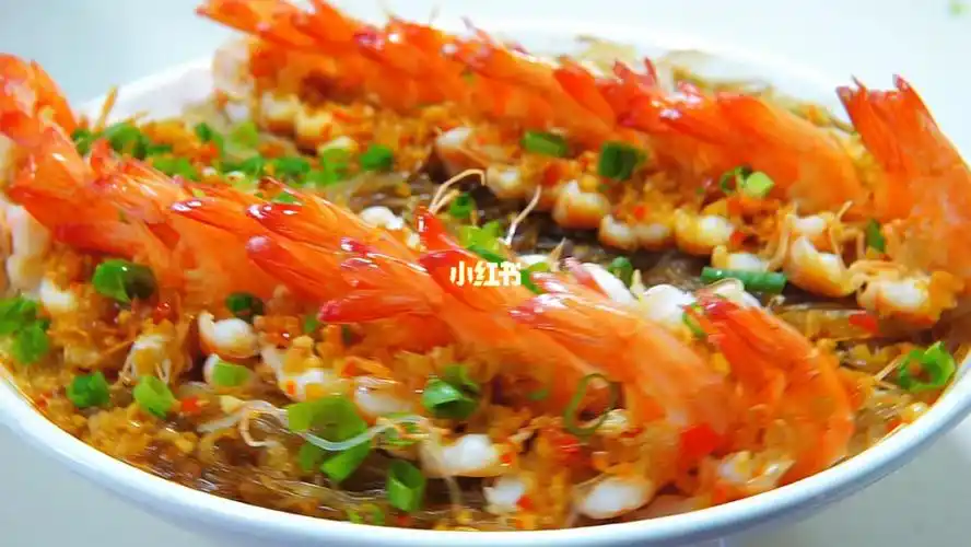 蒜蓉粉丝虾的家常做法蒜香浓郁肉质鲜美