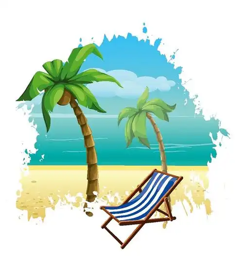 夏季背景矢量图