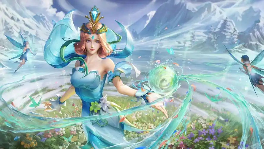 落雪兰心-甄姬 王者荣耀高清壁纸高清大图预览1920x1080_游戏壁纸下载