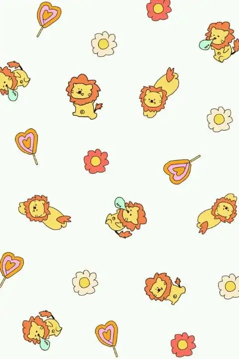 小狮子平铺壁纸