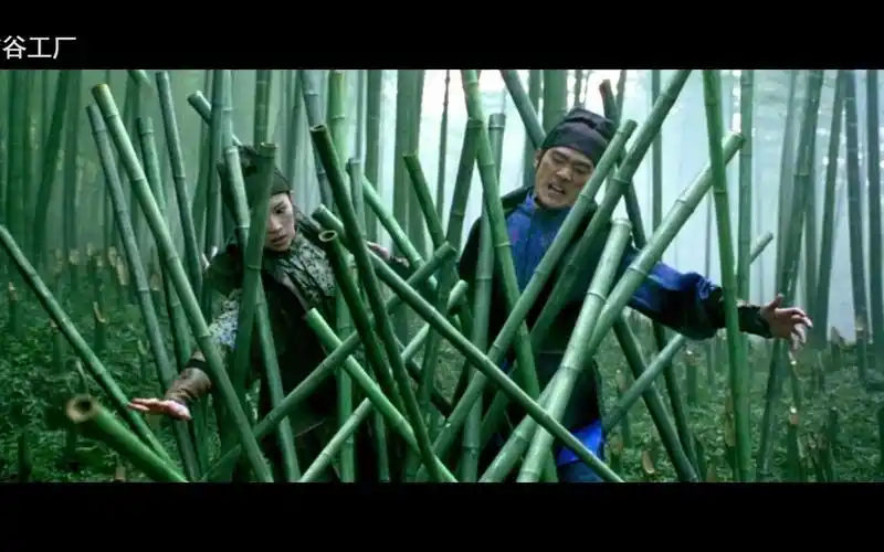 十面埋伏金城武章子怡竹林决战精彩特效看10次都不过瘾