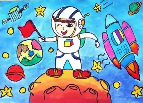 我的彩色的梦简笔画