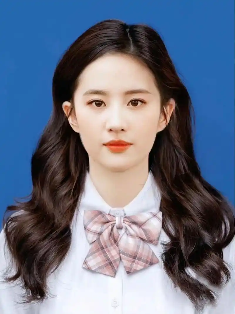 即便是证件照,依然绝美,刘亦菲.#美女
