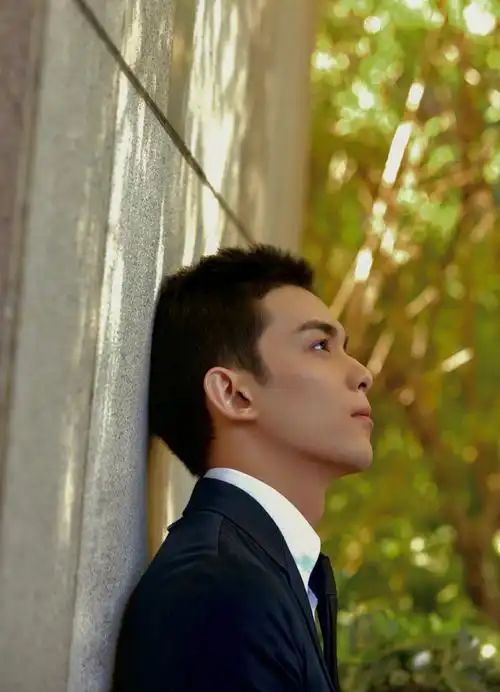 吴磊黑白经典西服俊朗写真图片112