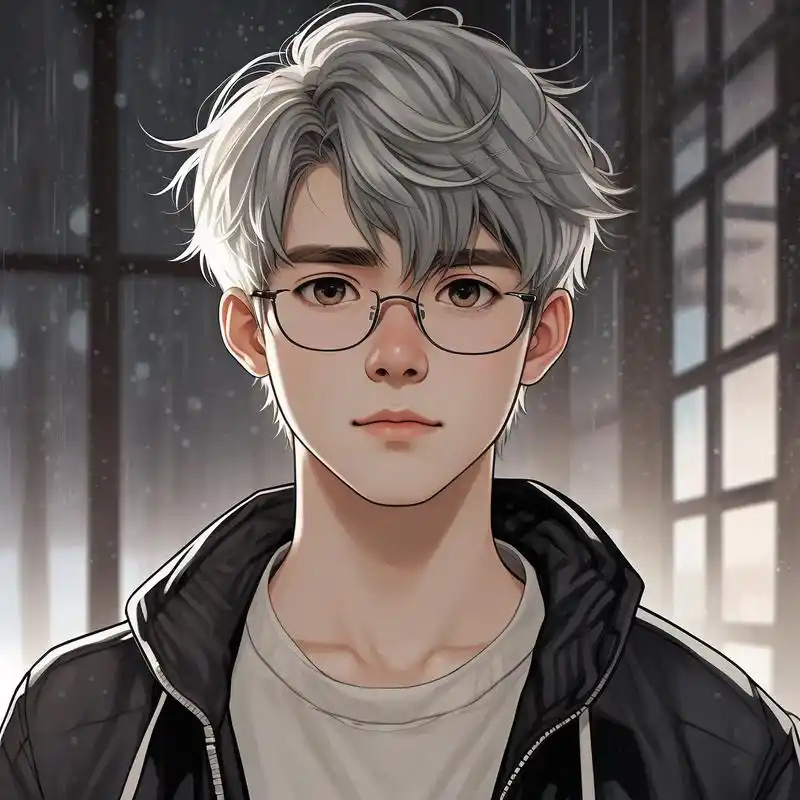 01戴眼镜的男生头像92 今天给大家分享一组超酷的戴眼镜男生头像